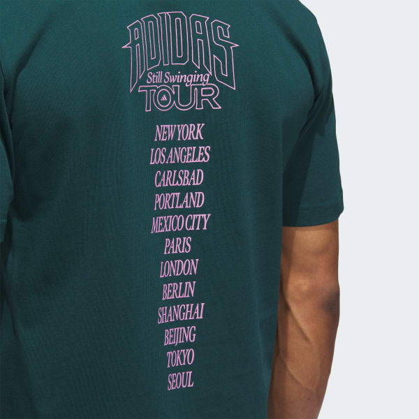 adidas Golf Tour Graphic Tee - Green | Free Shipping with adiClub