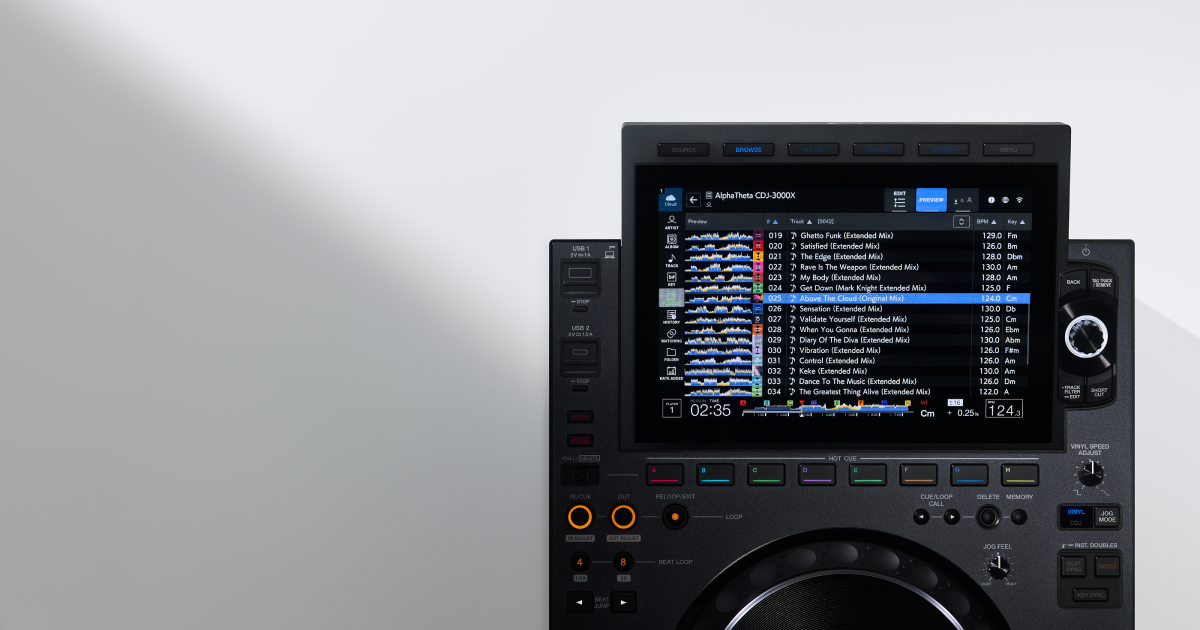AlphaThetaから選曲の自由を解き放つクラウド＆ストリーミング対応の次