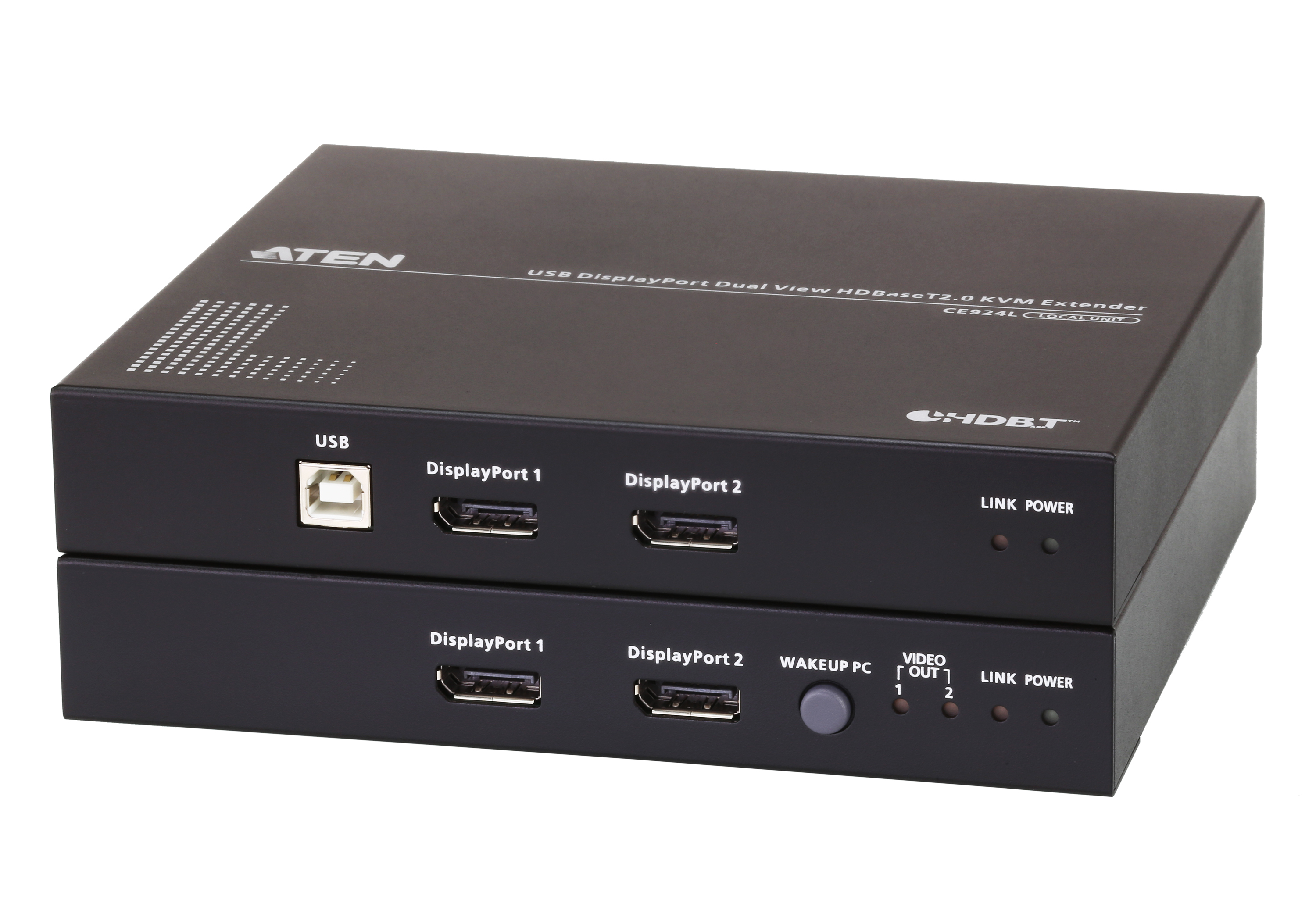 USB DisplayPort KVMエクステンダー（デュアルディスプレイ＆HDBaseT