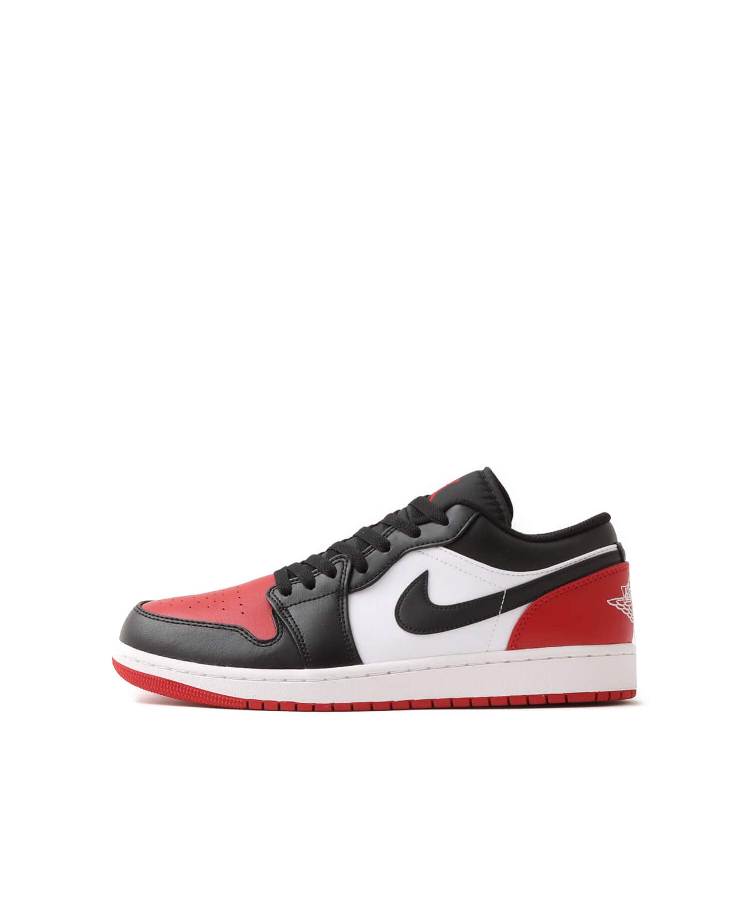 JORDAN BRAND AIR JORDAN 1 LOW WHITE/BLACK-VARSITY RED-WHITE