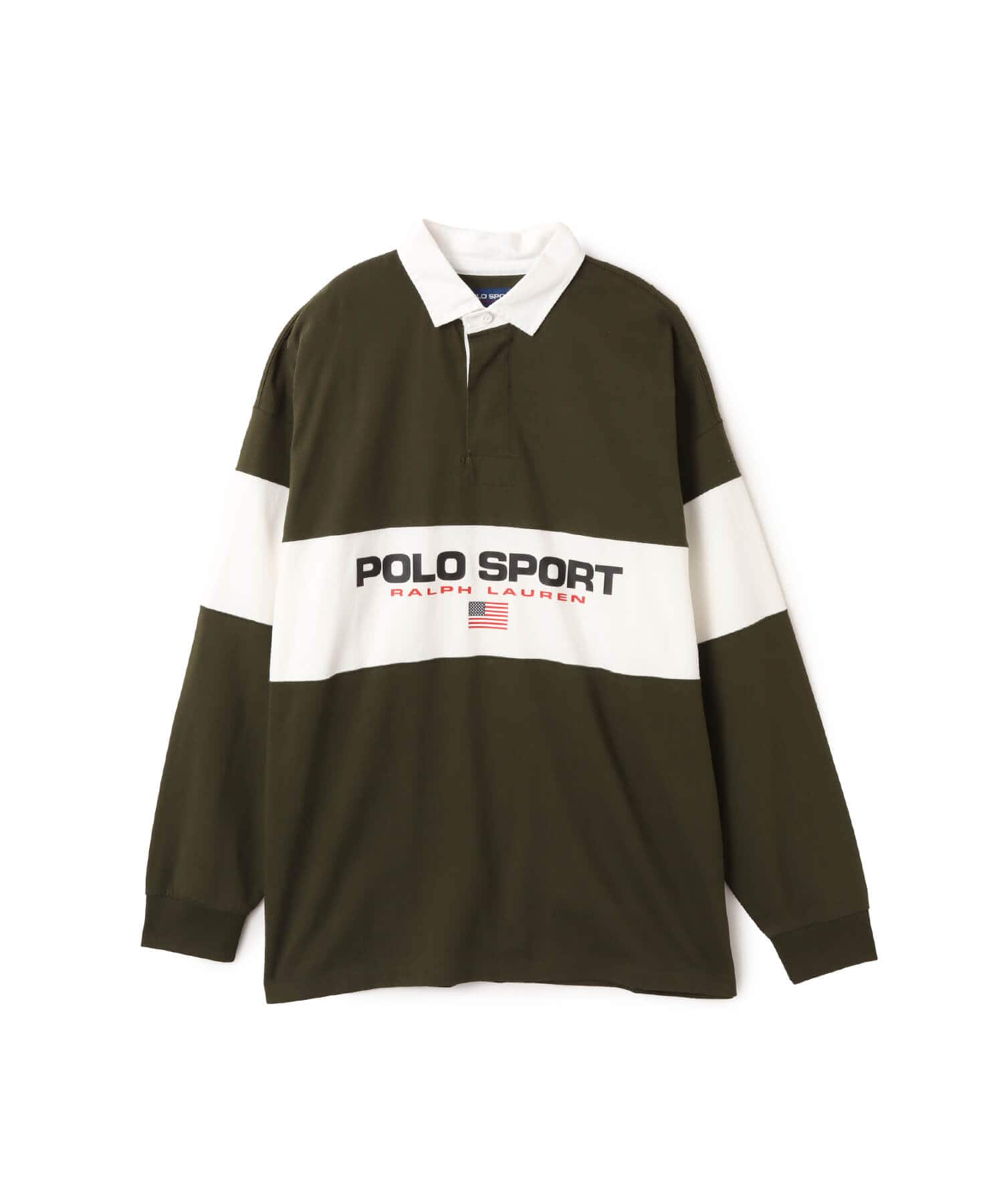 POLO RALPH LAUREN LSBFRUGBYM1-LONG SLEEVE-RUGBY COMPANY OLIVE