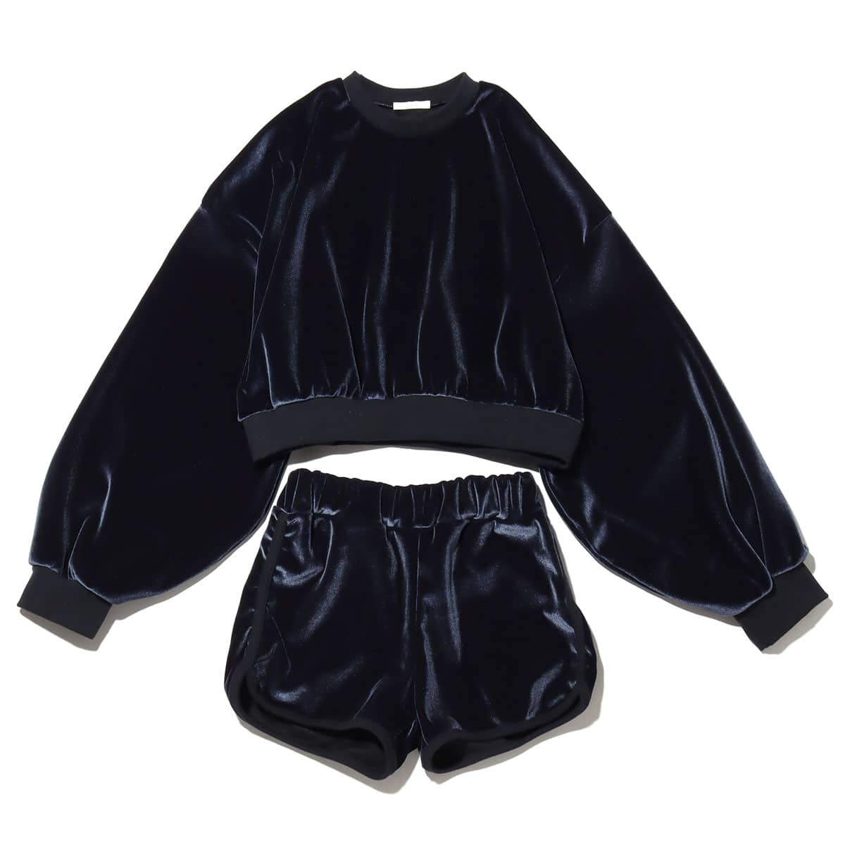 atmos pink ベロア セットアップ NAVY（アトモスピンク ベロア