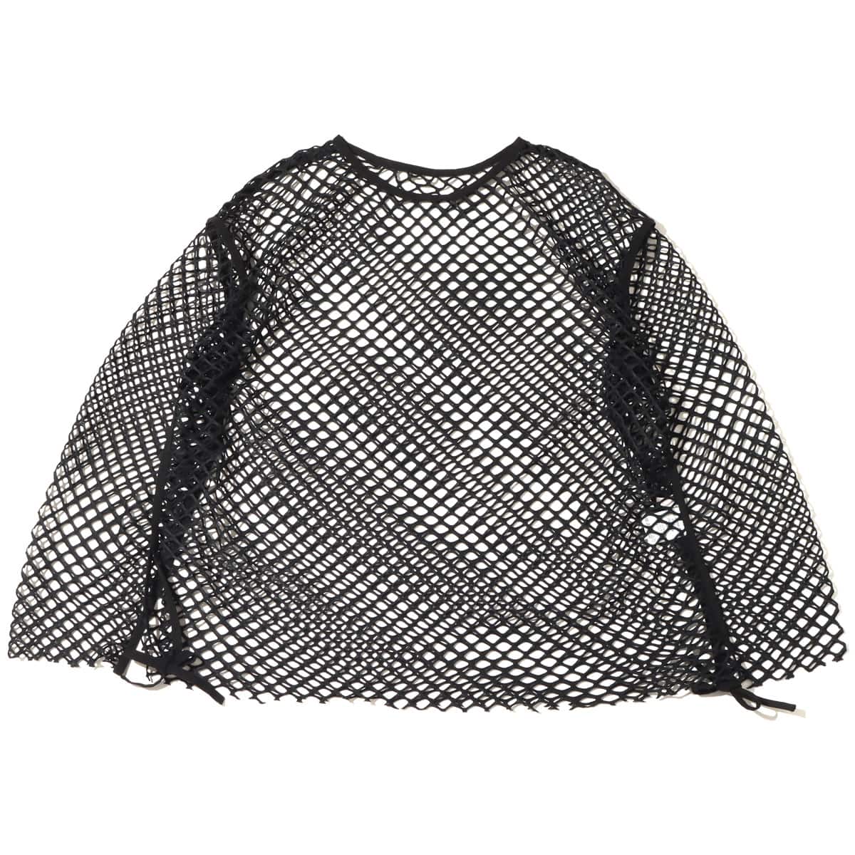 atmos pink 長袖 メッシュトップス BLACK（アトモスピンク ナガソデ