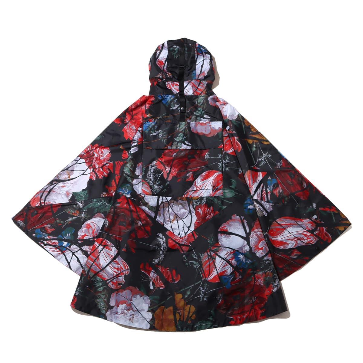 NIKE AS M NSW TP PONCHO FLRL BLACK/BLACK 22FA-I（ナイキ NSW TP
