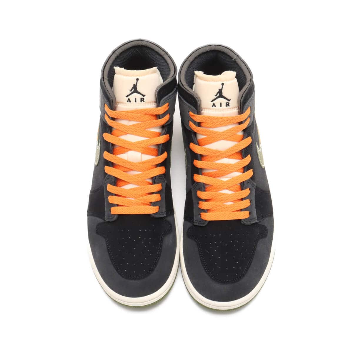 JORDAN BRAND AIR JORDAN 1 MID SE CRAFT ANTHRACITE/SKY J LT OLIVE