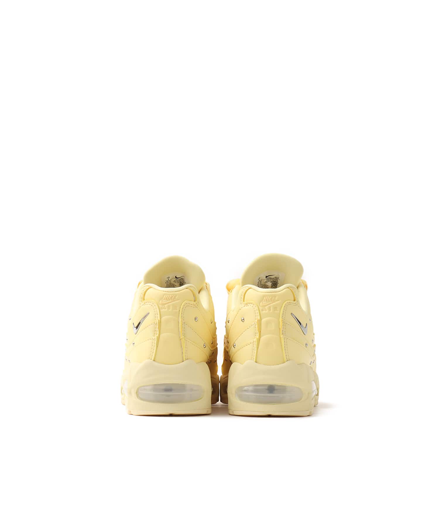 NIKE W AIR MAX 95 BIG BUBBLE SOFT YELLOW/METALLIC SILVER-ALABASTER