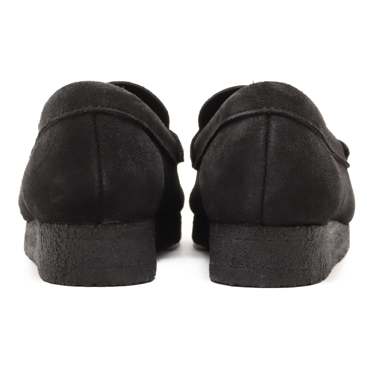 Clarks WallabeeLoafer Black Sde BLACK 24SP-I（クラークス ワラビー