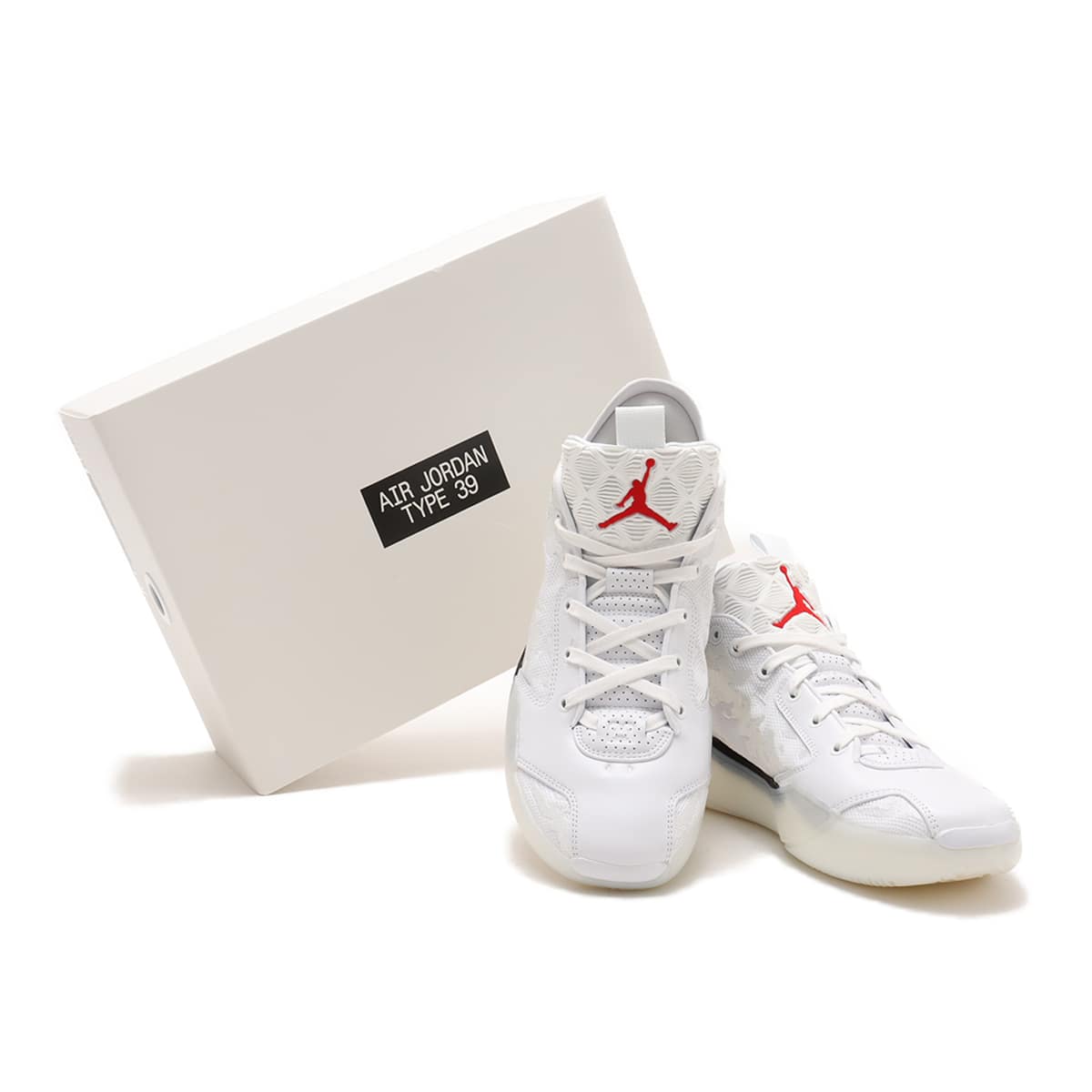 JORDAN BRAND AIR JORDAN XXXIX PF WHITE/UNIVERSITY RED-BLACK