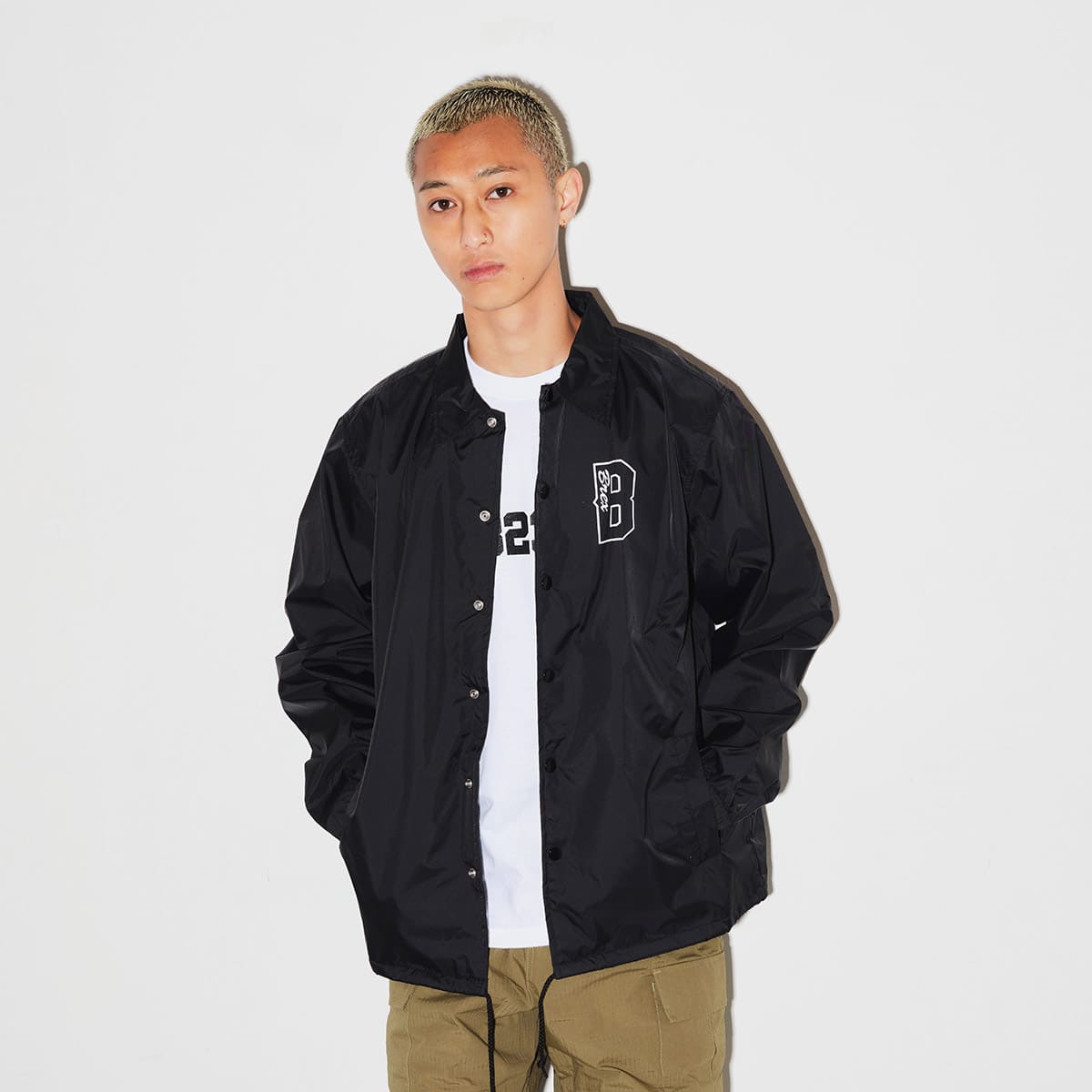 TOKYO 23 × UTSUNOMIYA BREX NYLON COACH JACKET BLACK（トウキョウ23