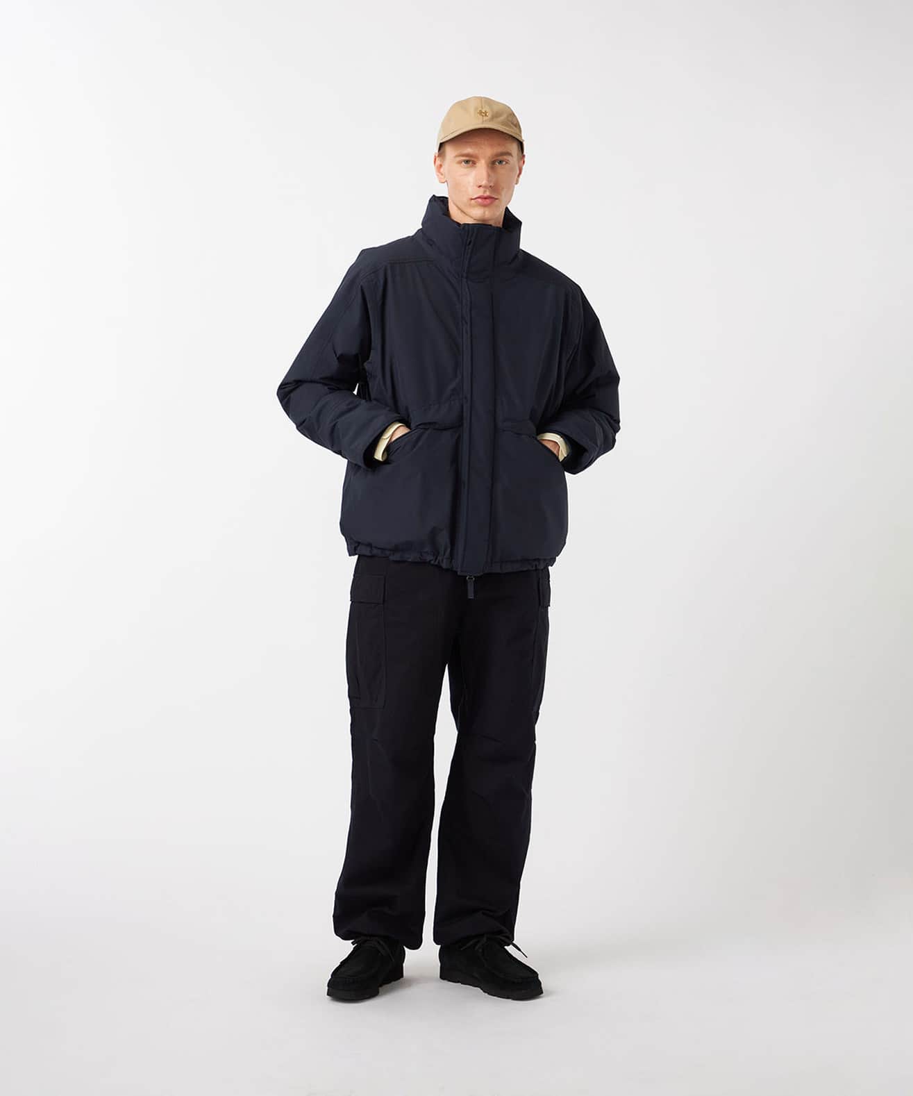 nanamica GORE-TEX Short Down Jacket Navy（ナナミカ ゴアテックス