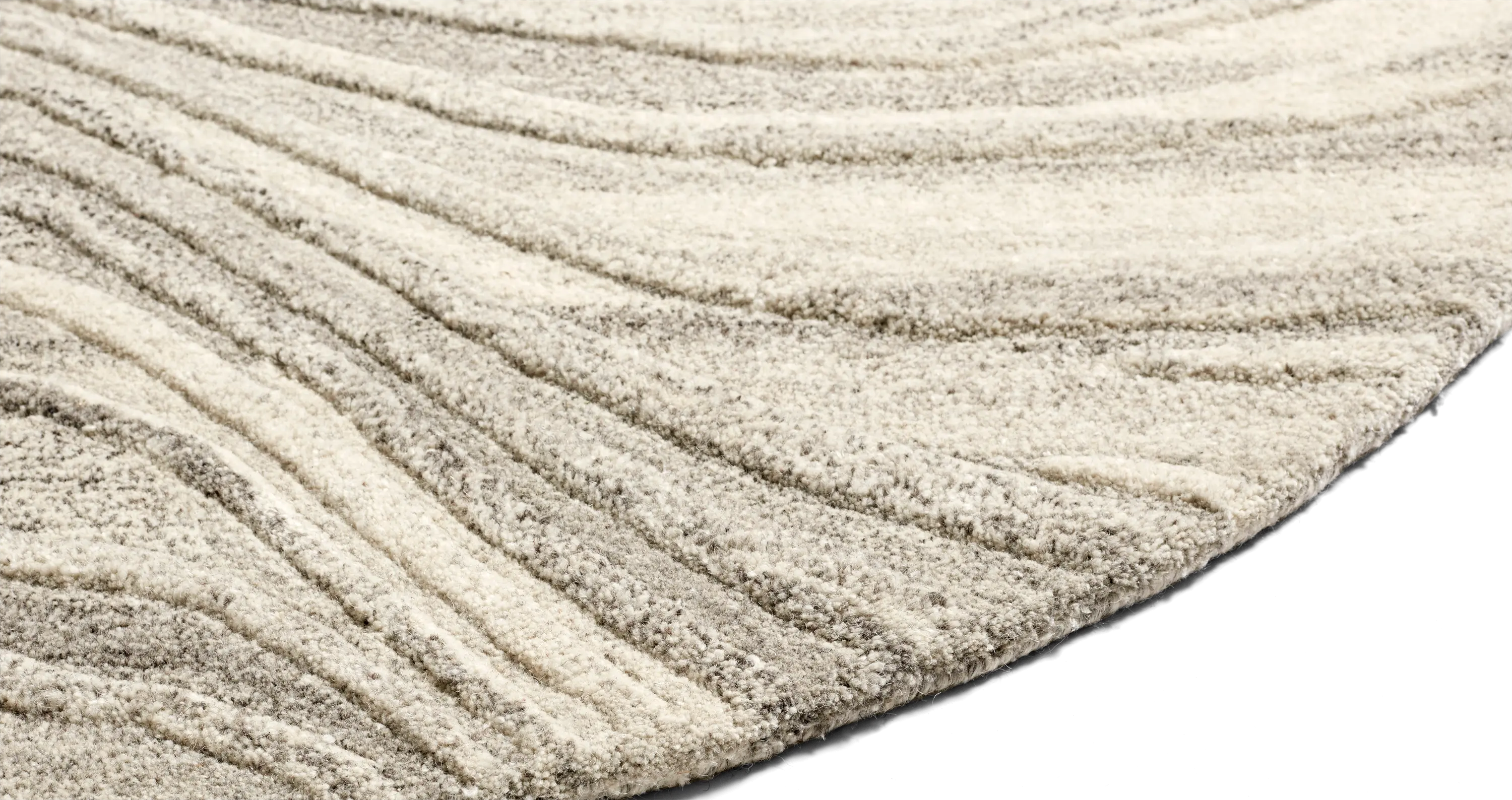 Furrow rug | Round rug | Furrow | Urd Moll Gundermann | BoConcept