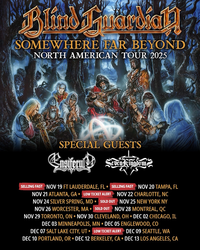 Watch: BLIND GUARDIAN Kicks Off 'Somewhere Far Beyond North