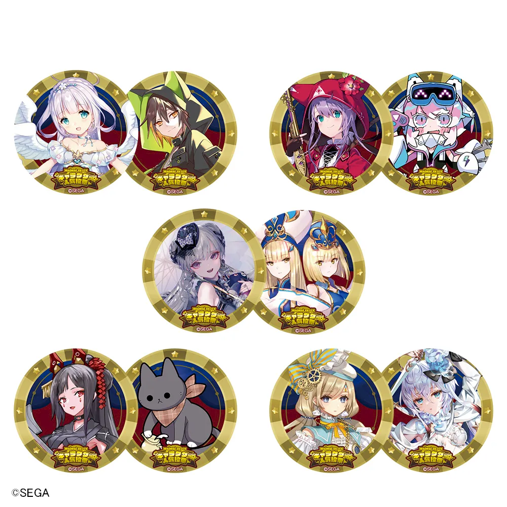 maimai でらっくす キャラクター人気投票 缶バッジセット メイン