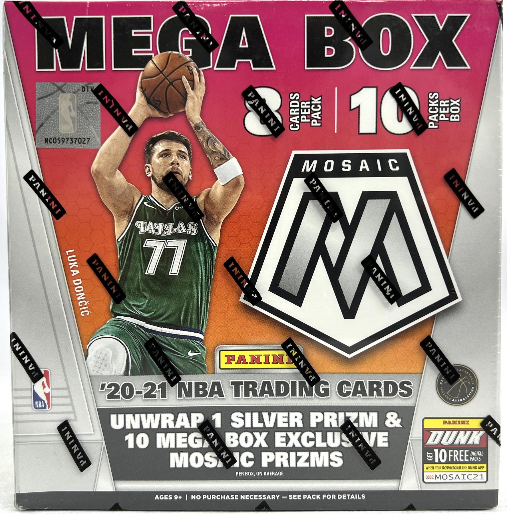 2020/21 Panini Mosaic Basketball Mega 80-Card Box (Pink