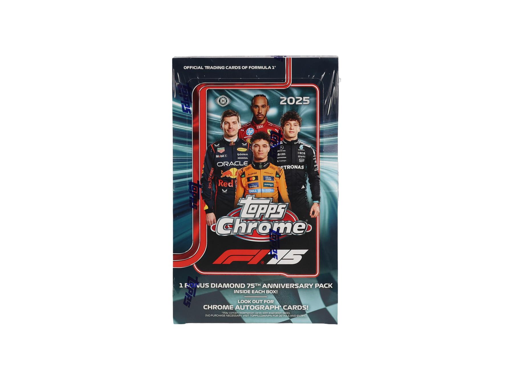 2025 Topps Chrome F1 Formula 1 Hobby Box | DA Card World