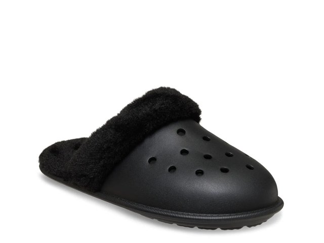 Crocs Classic Fuzz Scuff Slipper - Free Shipping | DSW
