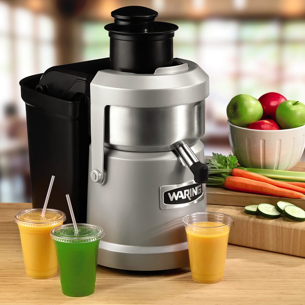 Waring WJX80X Heavy Duty Centrifugal Juicer w/ 12 qt Pulp