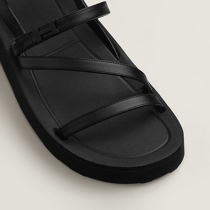 サンダル 《リベルテ》 - ブラック | Hermès - エルメス-公式サイト
