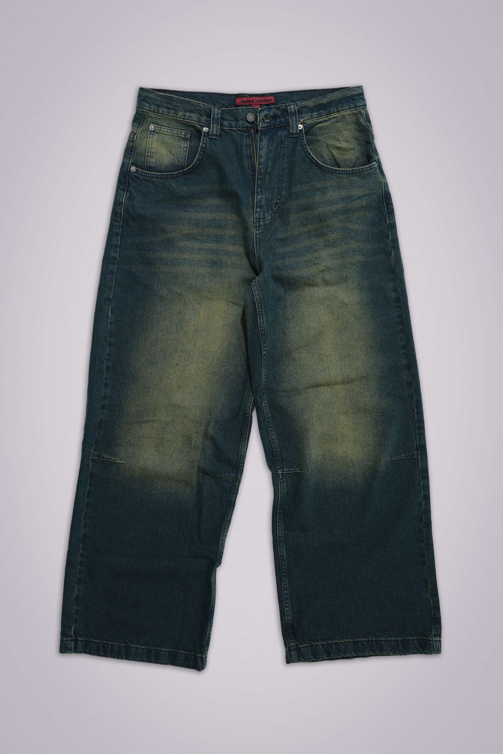 Shop Sandblast Blue Wash Colossus Fit Jeans | Jaded London | Clothing