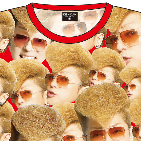 綾小路 翔 復帰記念 顔だらけTシャツ「Hey!! Hey!! Oh!! Tiny翔!! Hey