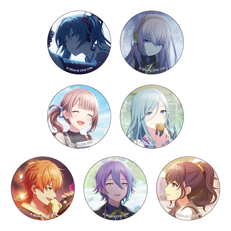 グリッター缶バッジコレクション vol.4 B（全7種） - プロジェクト