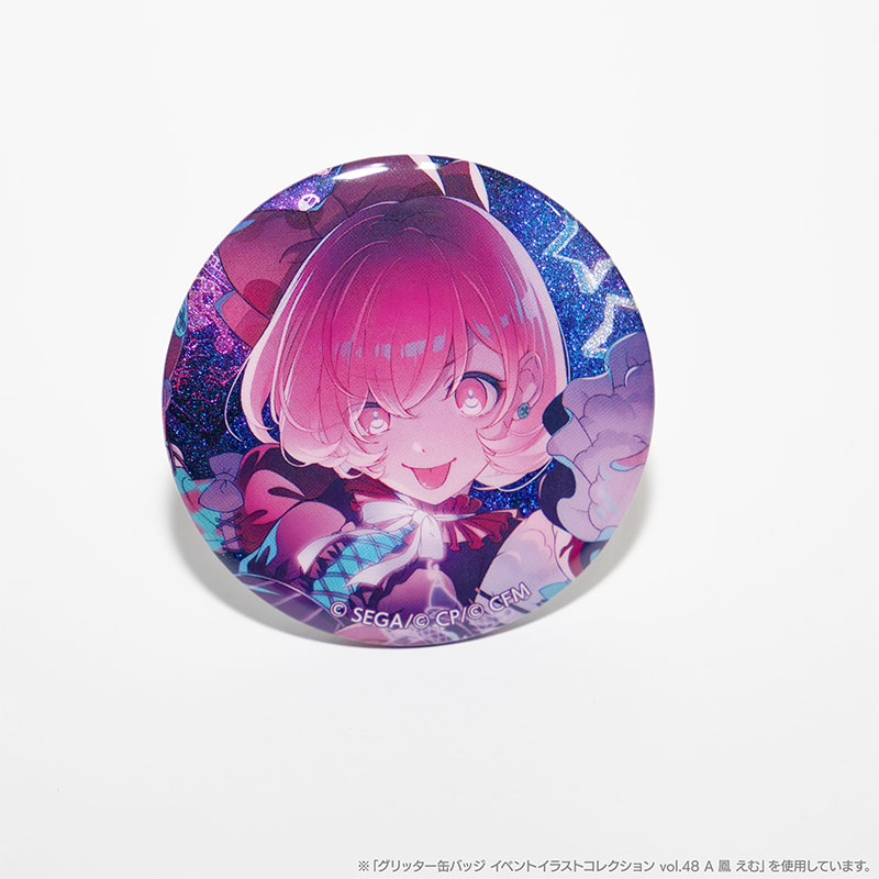 グリッター缶バッジ イベントイラストコレクション vol.48 A