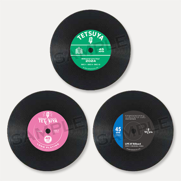 レコード型コースターセット - TETSUYA Official Goods Store