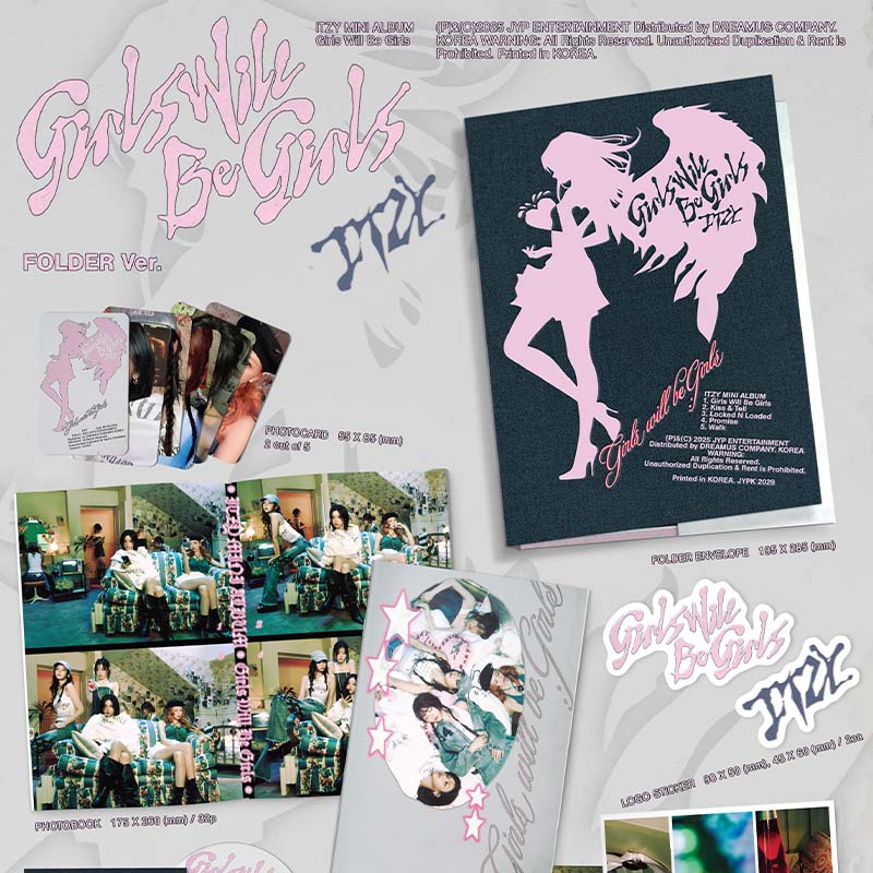 オンライン個別サイン会抽選権付き】ITZY 'Girls Will Be Girls' 1枚