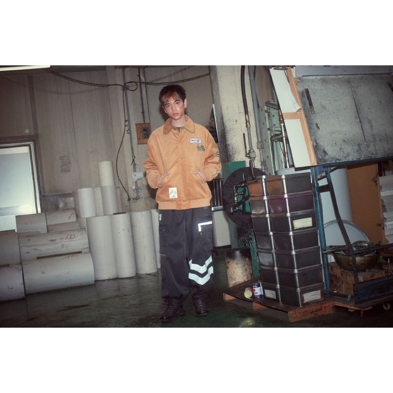 Corduroy Wappen Jacket (Caramel) - ZUTOMAYO MART