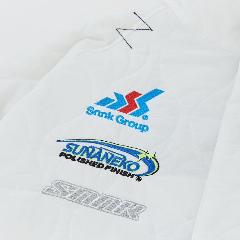 SNNK Sponsor Quilting Jacket (Cosmic White) - ZUTOMAYO MART