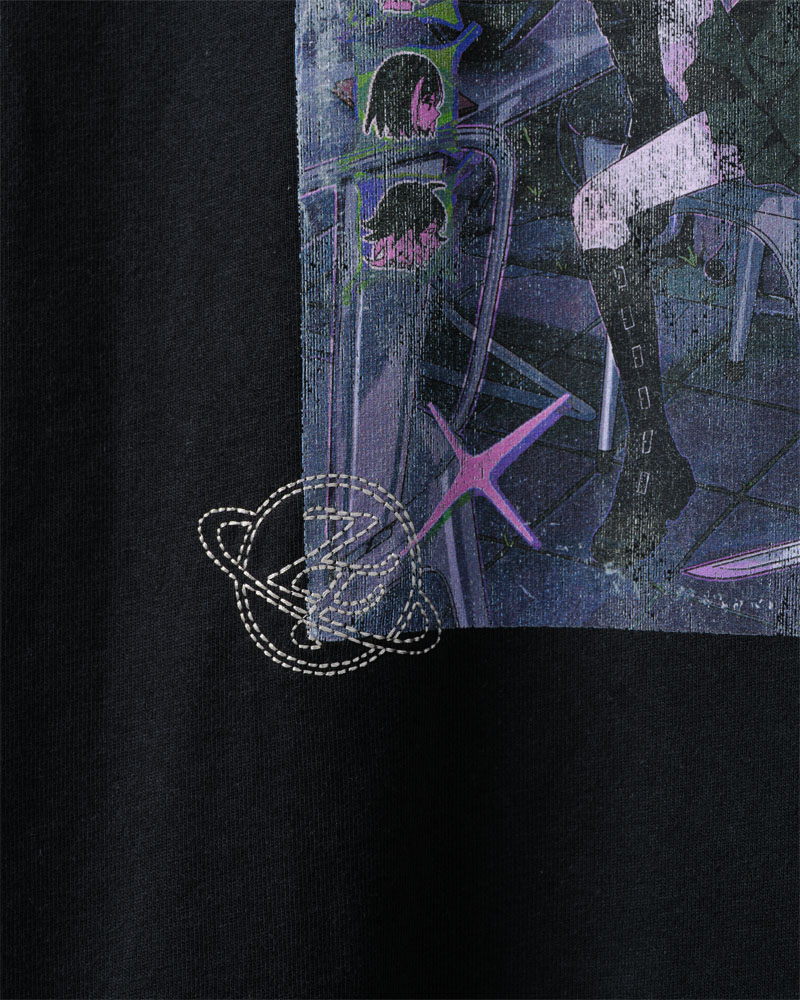 Record Tee『JINKOUGAKU』(Black) - ZUTOMAYO MART