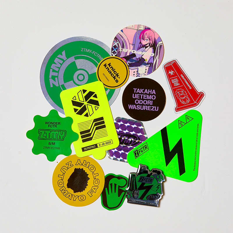 ZTMY FCTRステッカー＆ピンズセット - ZUTOMAYO MART