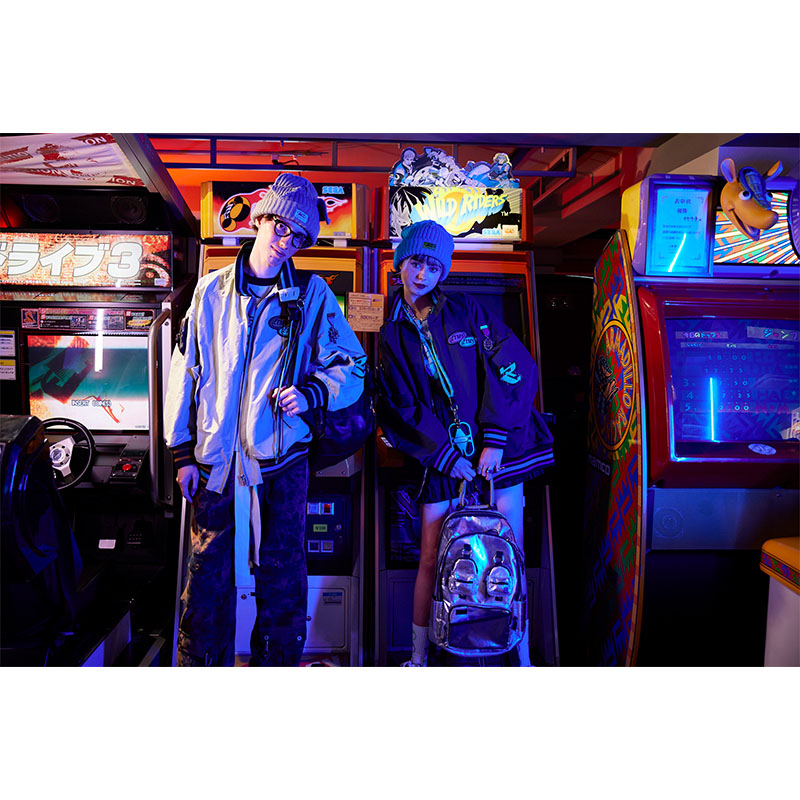 バーシティジャケット(Light Gray) - ZUTOMAYO MART