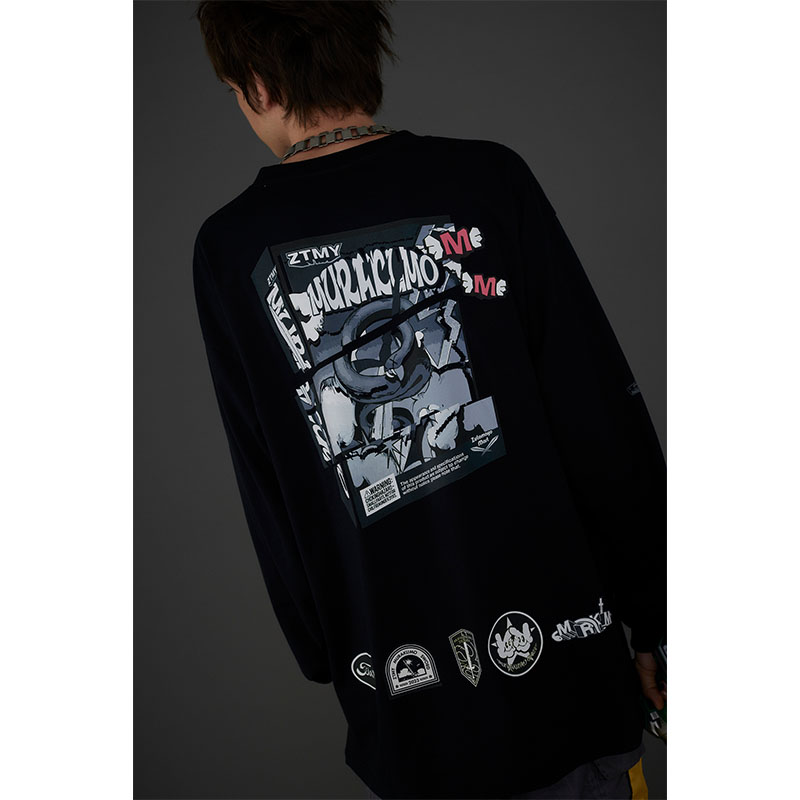 MURAKUMO TECHNO LongTee (Black) - ZUTOMAYO MART