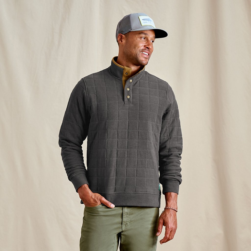 Men's Battenkill Quilted 1/4-Snap Sweatshirt | Orvis
