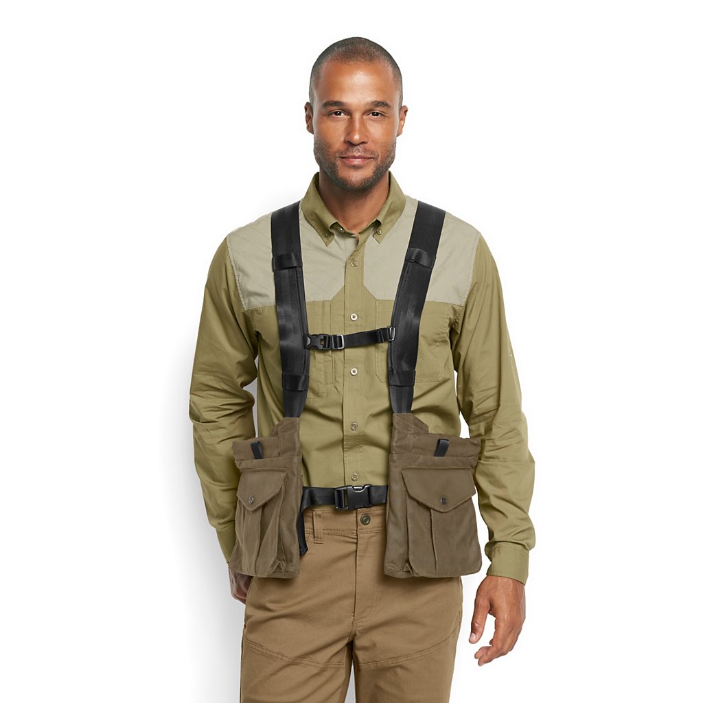 Waxed Cotton Upland Shooting Strap Vest | Orvis