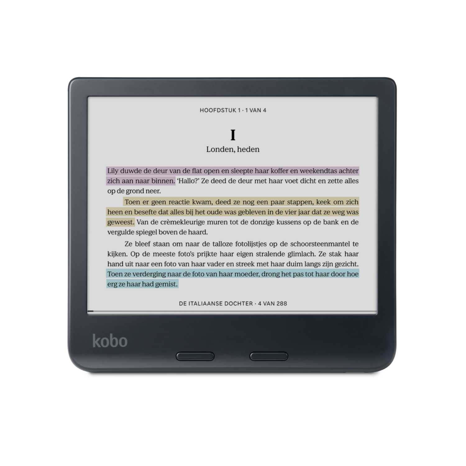 KOBO Libra Colour Zwart | 7 inch | 32 GB (ongeveer 24.000 e-books