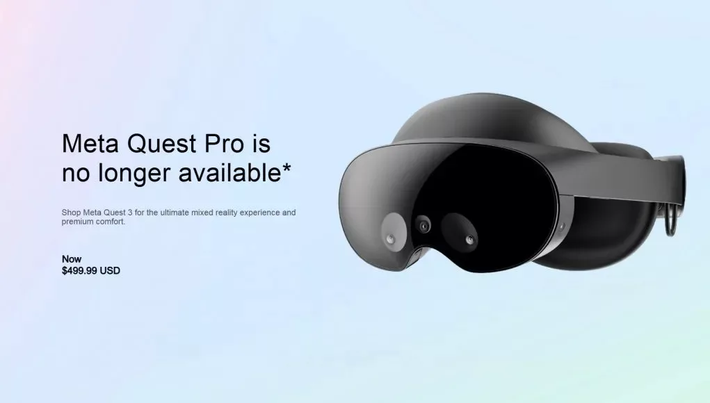 VR/MRヘッドセット「Meta Quest Pro」の公式販売が終了 - MoguLive