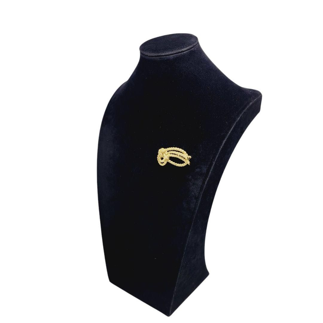 アンアン様 Christian Dior ブローチ ロープ ノット ゴールド