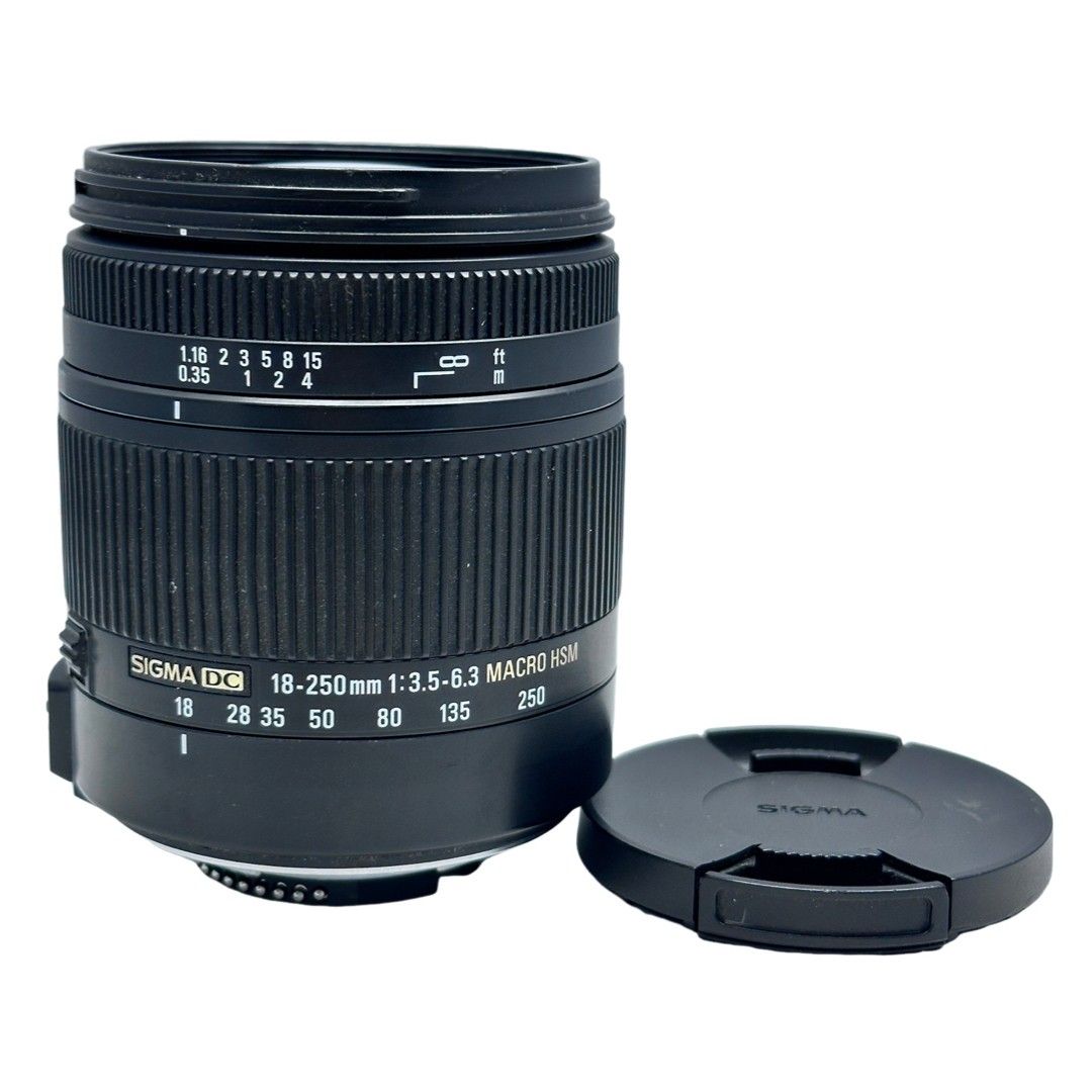 良品】 SIGMA シグマ 18-250mm F3.5-6.3 DC OS MACRO HSM NIKON ニコン