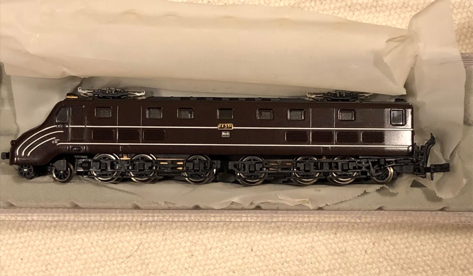 EF55-1 改良品 43系客車 トラ90000 トロッコ列車 7両セット 上越の風を