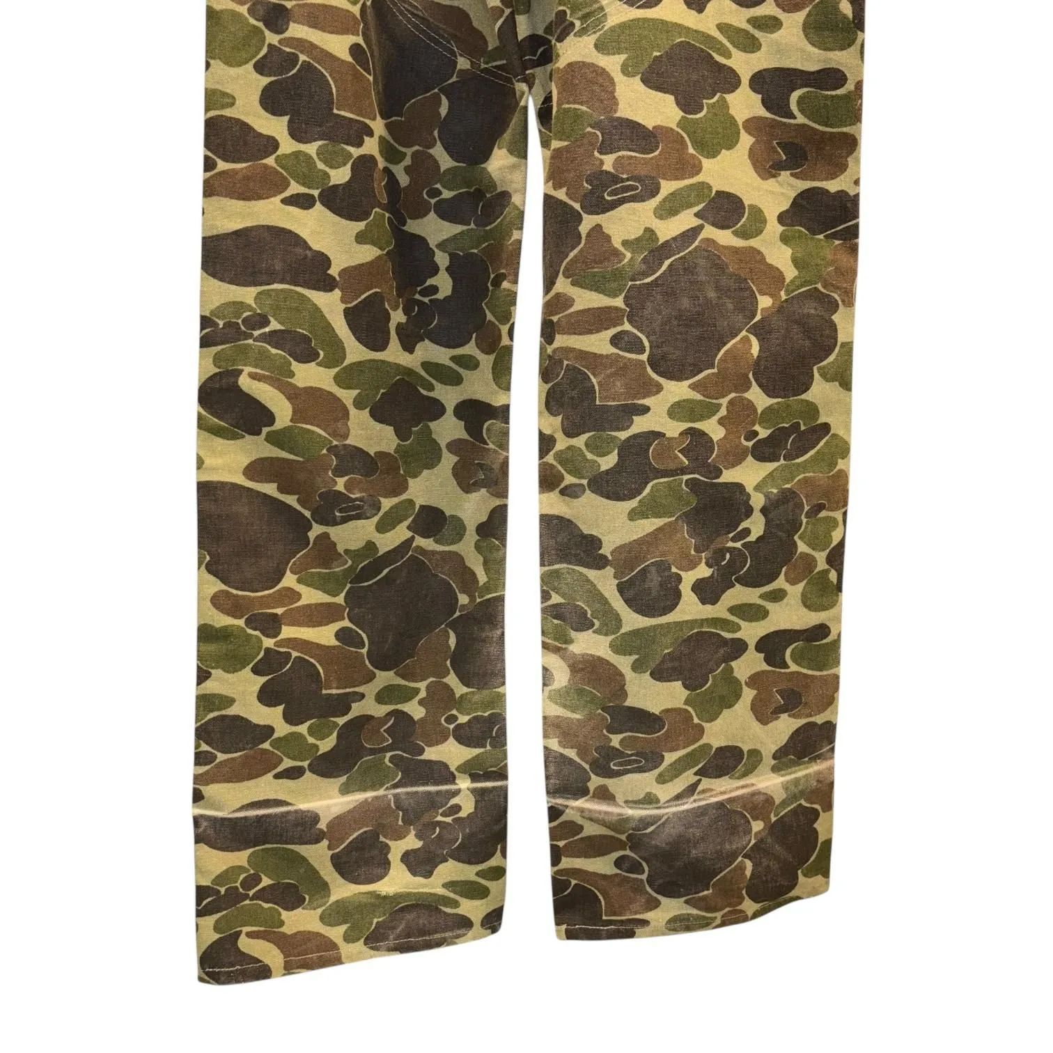 USA製 80s CARHARTT Duck Hunter Camo Overall W32 L34 カーハート