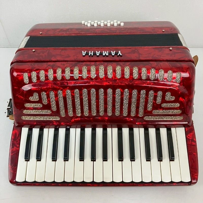 YAMAHA ヤマハ アコーディオン YA-18 25鍵盤 赤 8905 ケース付き