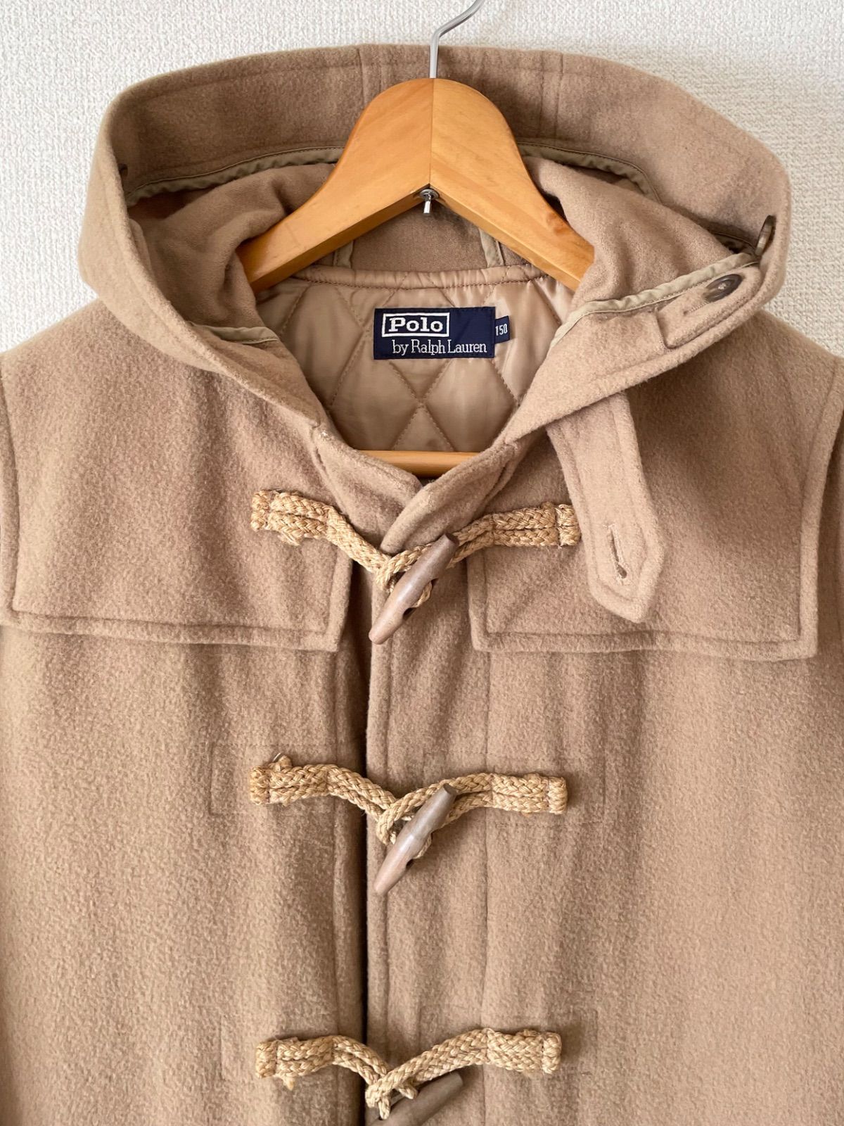 POLO ラルフローレン ダッフルコート キャメル キッズ 150 - メルカリ