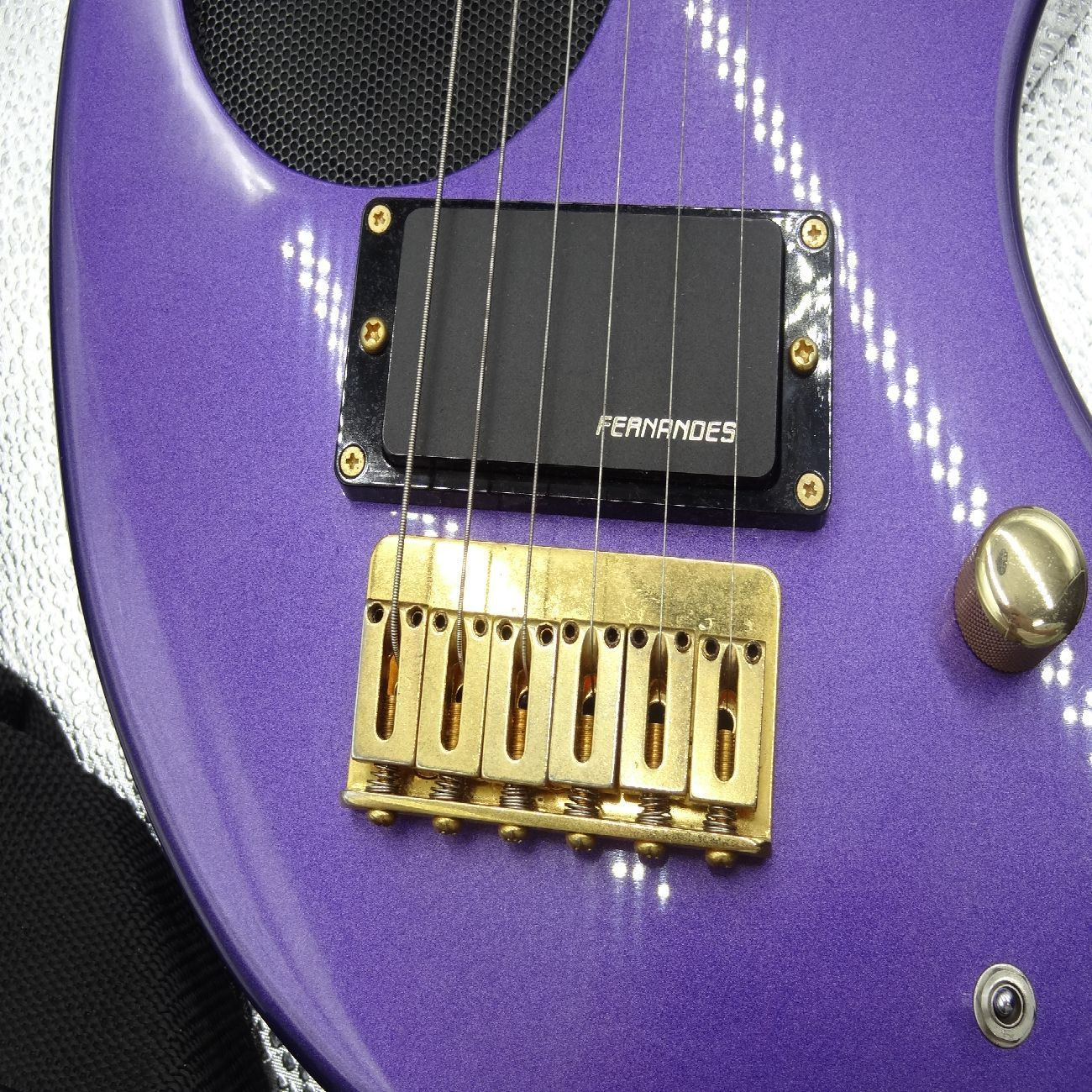 FERNANDES エレキギター ZO-3 フェルナンデス パープル アンプ内蔵