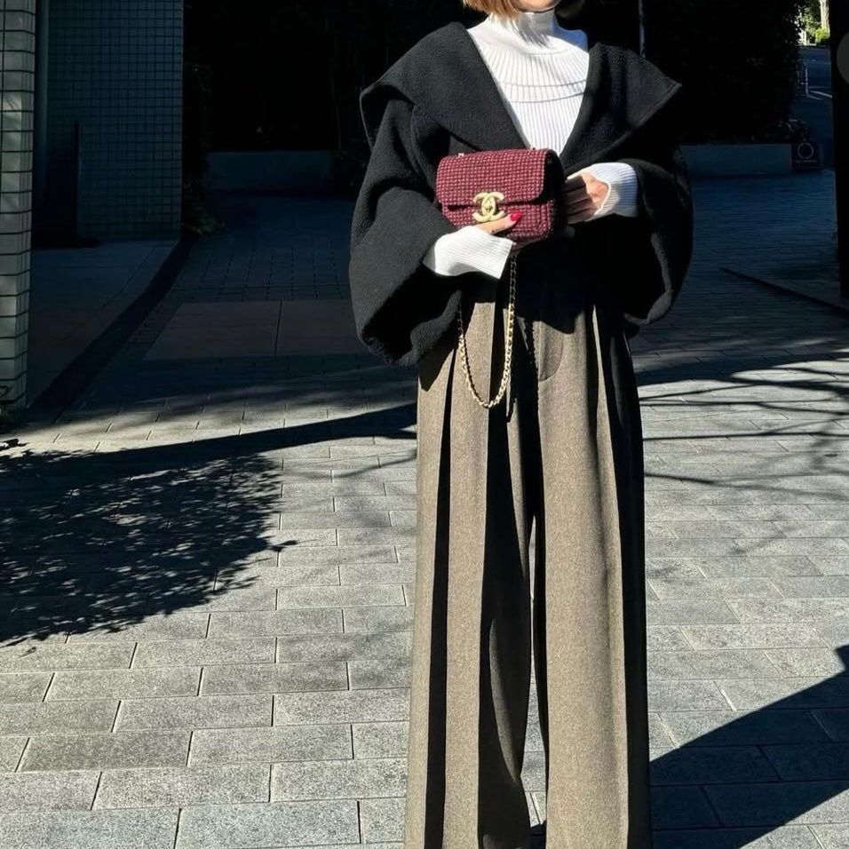 cygne シーニュ ビッグカラーショートコート アウター ジャケット