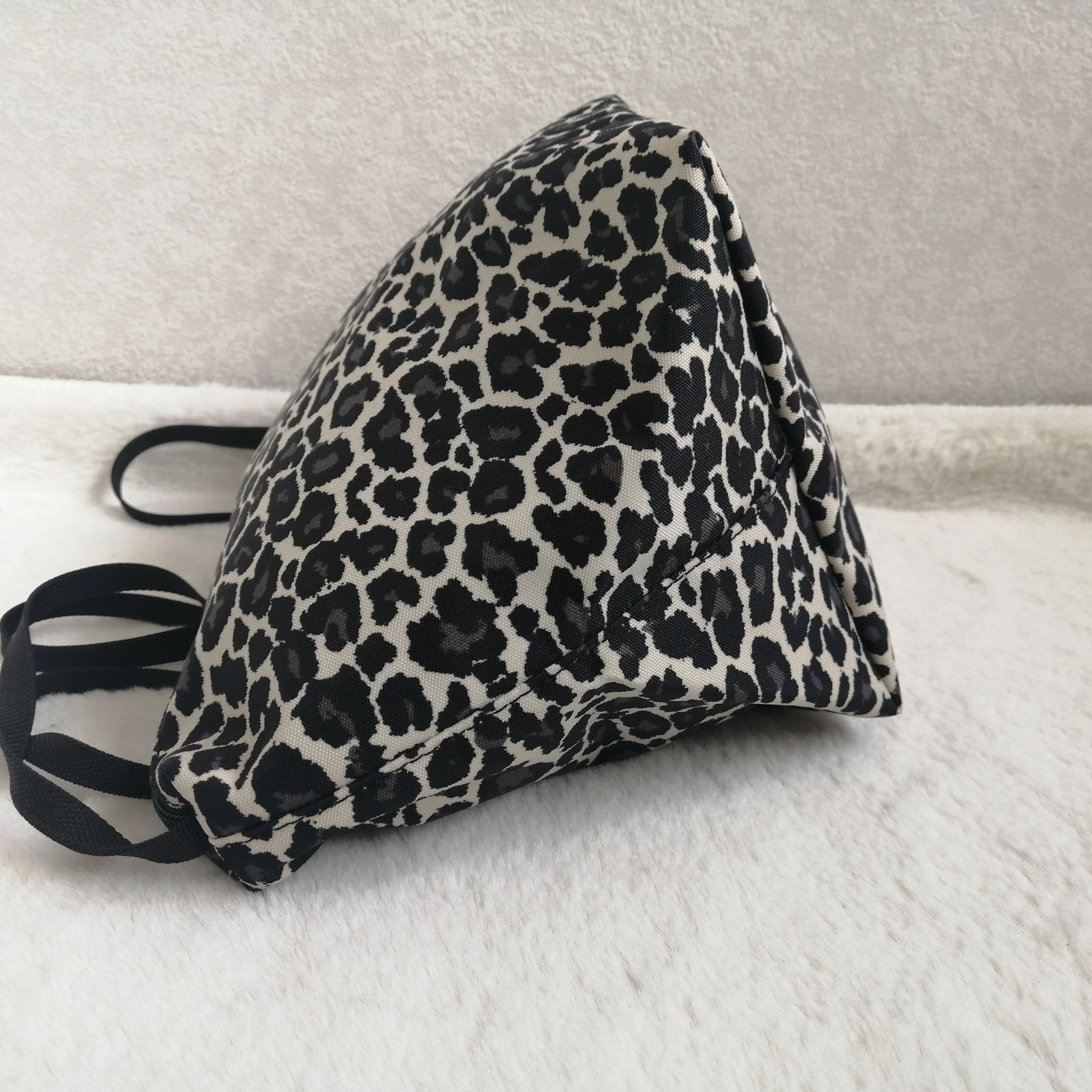 エルベシャプリエ ビッグポシェット ショルダーバッグ パンサーブラン