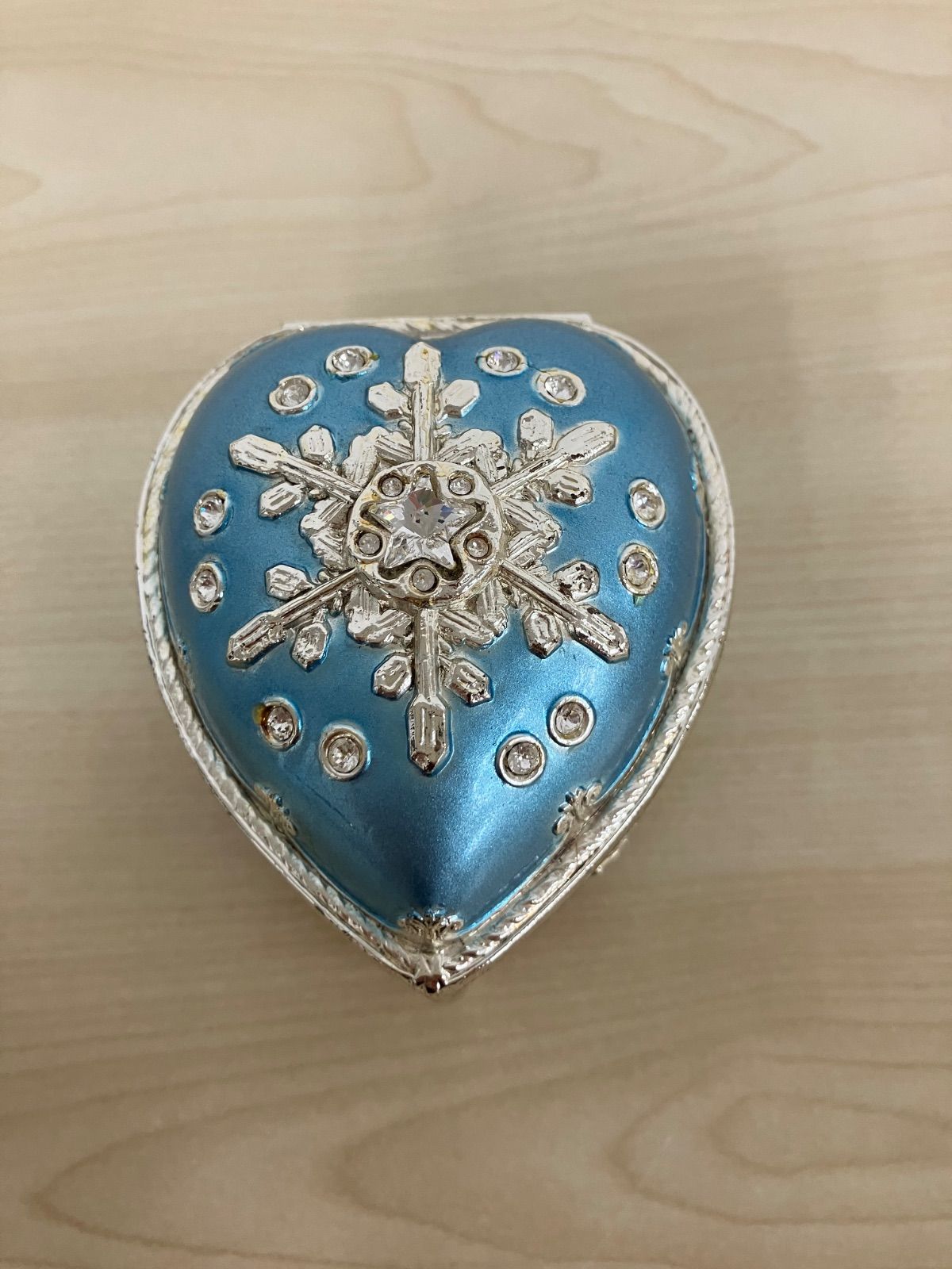 P/スワロフスキーアンチモニー オルゴール 宝石箱 合計4個