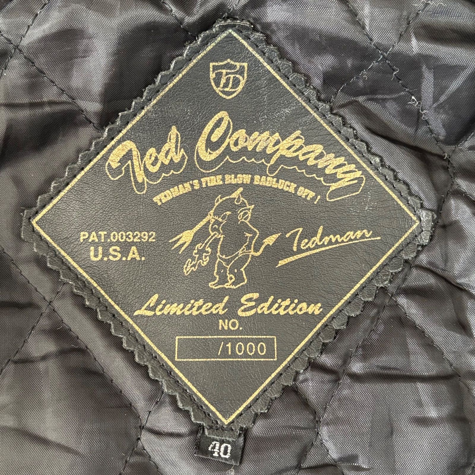 TEDMAN テッドマン レザースタジャン リトルデビル アワードジャケット