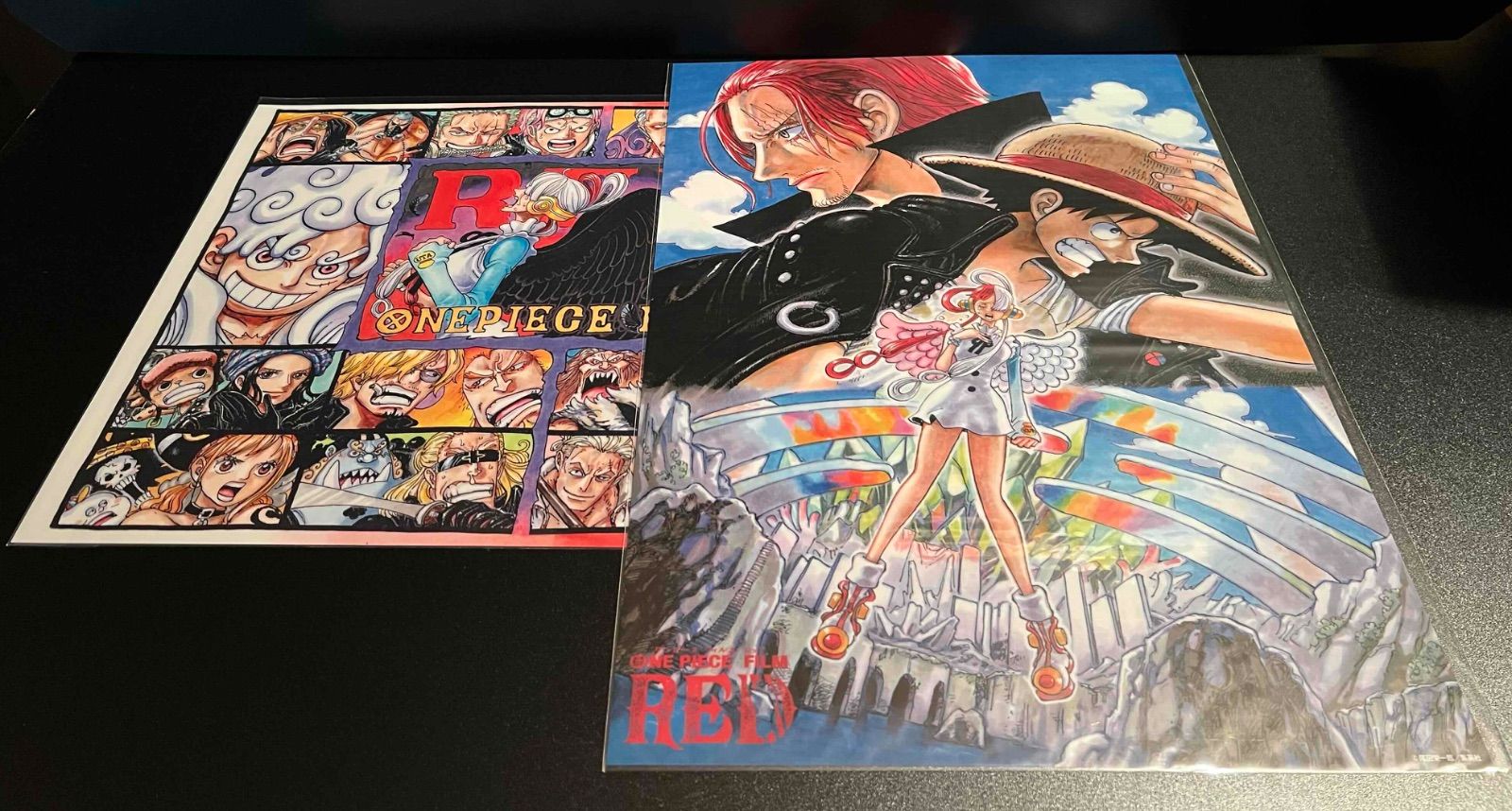 ワンピース A3クリアポスター デザインA2枚セット ワンピース A3クリア